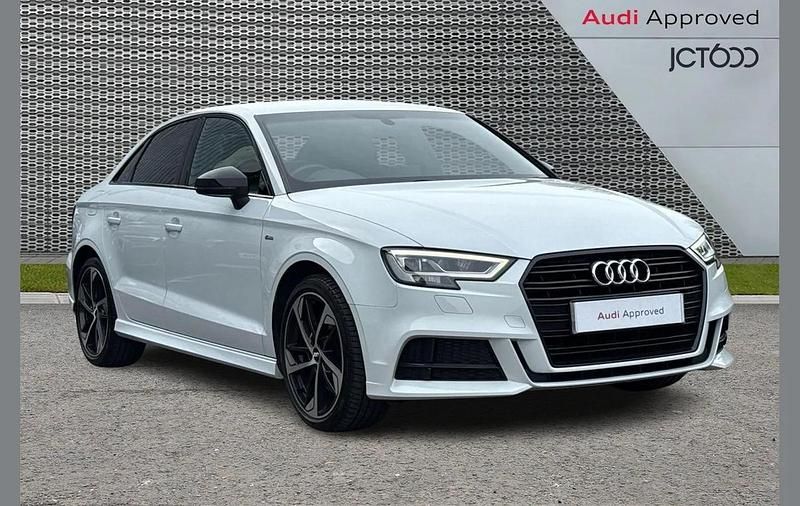 Used Audi A3 Black Edition 147 HP (108 kW) 2020 White Sedan