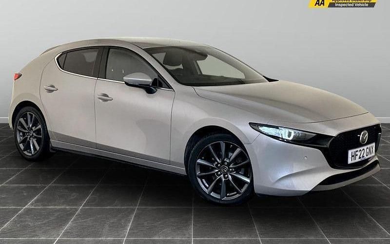 Silver Used 2022 Mazda 3 Inclusive Hatchback | £15,995 (Fair price) - Image 1/2