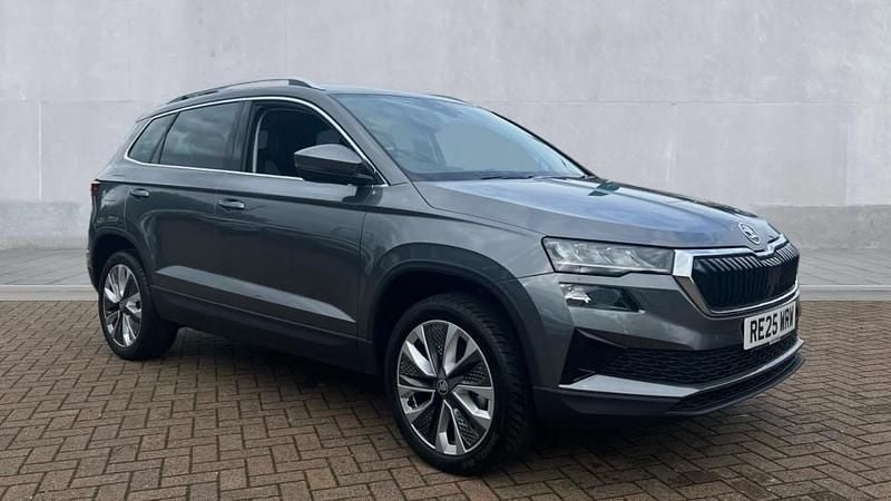 Graphite grey metallic Used 2025 Skoda Karoq SE L SUV | £27,950 (A bit pricey) - Image 1/4