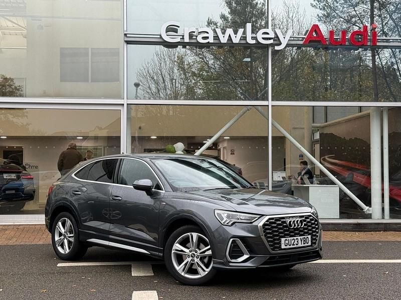 Grey Used 2023 Audi Q3 Sportback S-Line SUV | £31,150 (Fair price) - Image 1/4