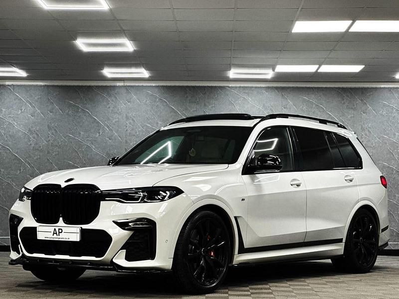 White Used 2019 BMW X7 M Sport SUV | £40,990 (Expensive) - Image 1/4