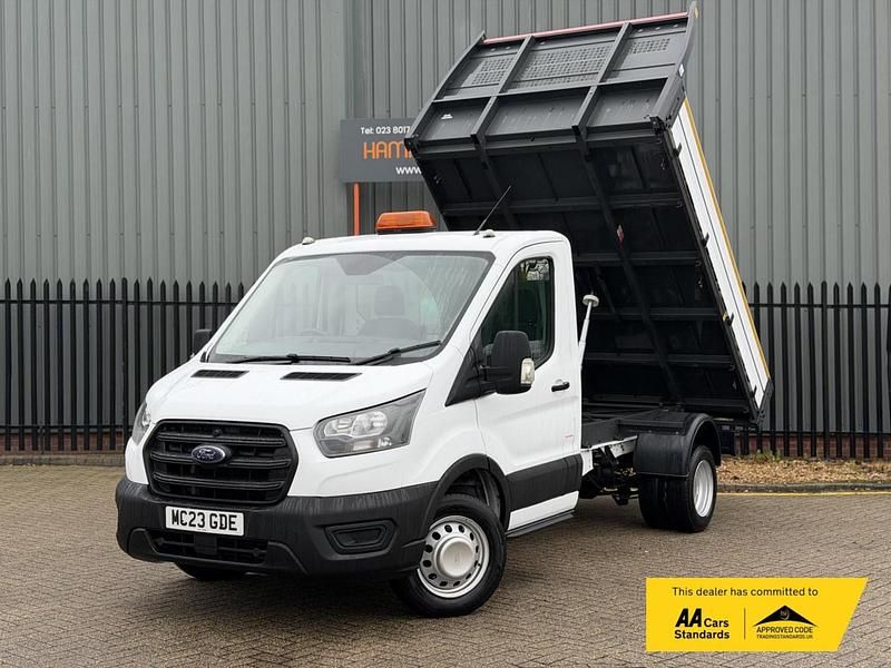 Used Ford Transit S 130 HP (95 kW) 2023 White Cabriolet