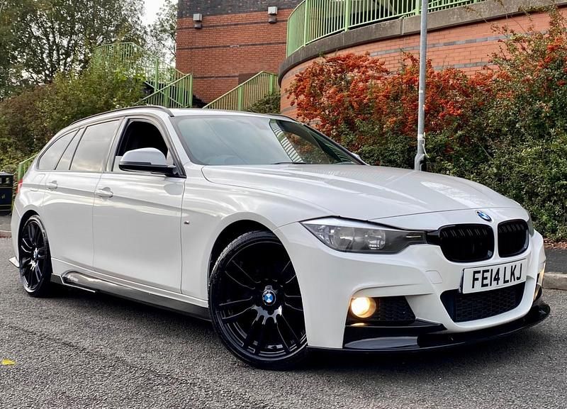 White Used 2014 BMW 320 M Sport Estate | £5,695 (Fair price) - Image 1/4
