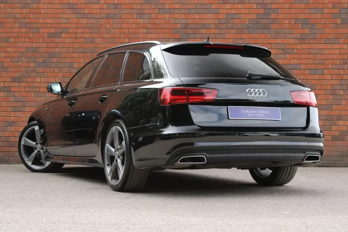 Used Audi A6 Black Edition 190 HP (139 kW) 2015 Black Estate