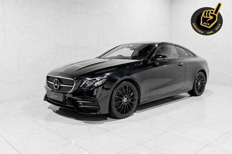 Used Mercedes E220 AMG Line Premium Plus 194 HP (142 kW) 2018 Black Coupe