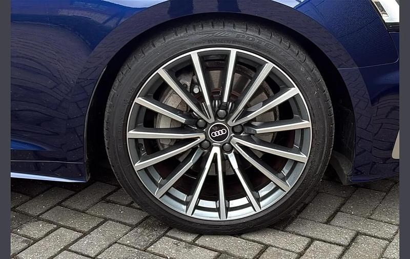 Used Audi A5 S-Line 261 HP (191 kW) 2021 Blue Coupe