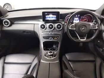 Used Mercedes C220 AMG line 170 HP (125 kW) 2018 Silver Estate