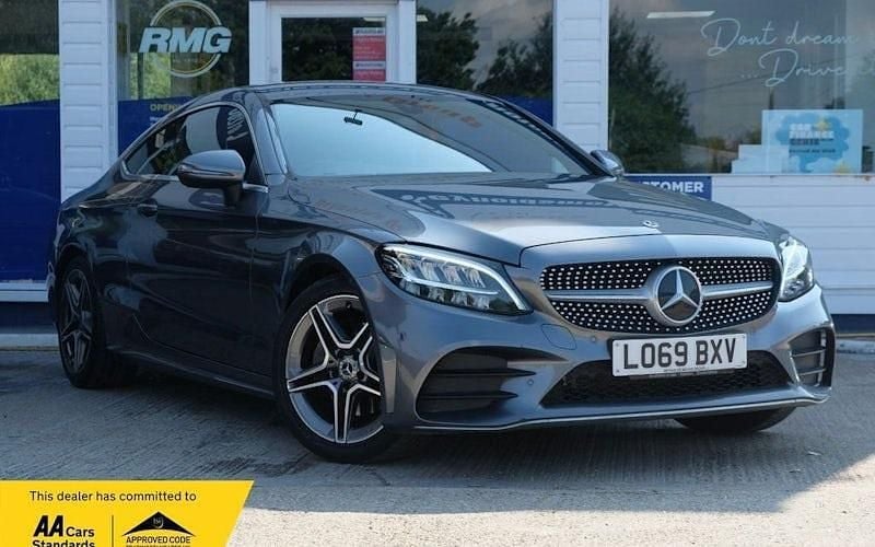 Grey Used 2019 Mercedes C200 AMG line Coupe | £15,750 (Fair price) - Image 1/4