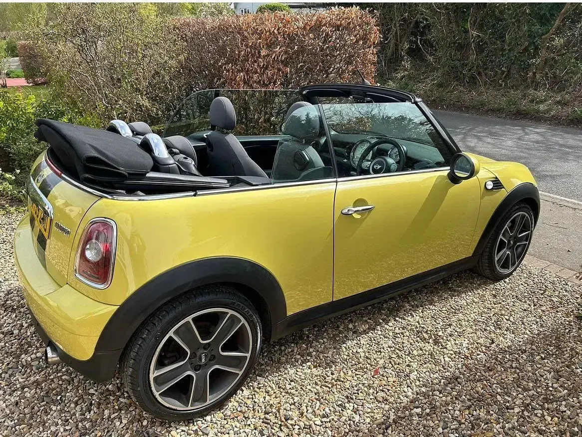 Used Mini Cooper Cabriolet 2009 Yellow Cabriolet