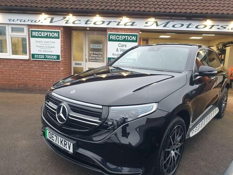 Used Mercedes EQC400 AMG line 300 kW (408 HP) 2022 Black SUV