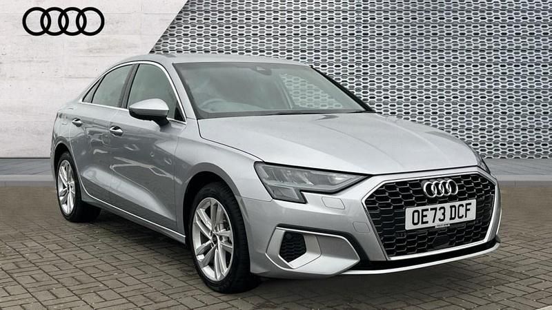 Silver Used 2023 Audi A3 Sport Sedan | £21,698 (Good price) - Image 1/4