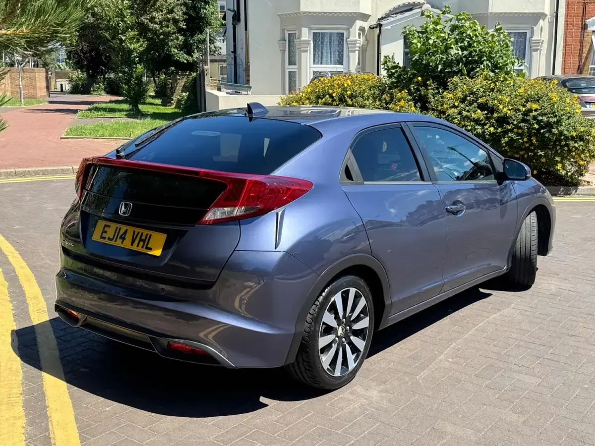 Used Honda Civic SR 2014 Blue Hatchback