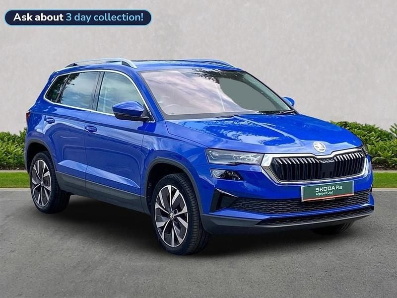 Blue Used 2022 Skoda Karoq SE L SUV | £21,299 (Fair price) - Image 1/2