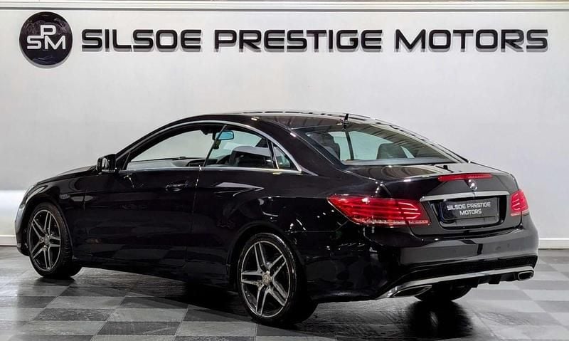 Used Mercedes E220 AMG line 2015 Black Coupe