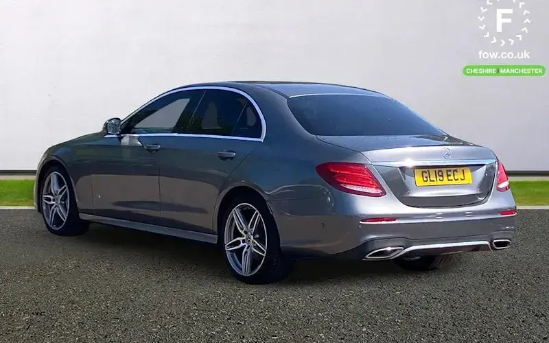 Used Mercedes E220 AMG line 194 HP (142 kW) 2019 Grey Sedan