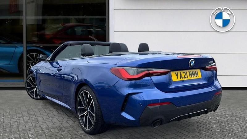Used BMW 420 M Sport 181 HP (133 kW) 2021 Blue Cabriolet