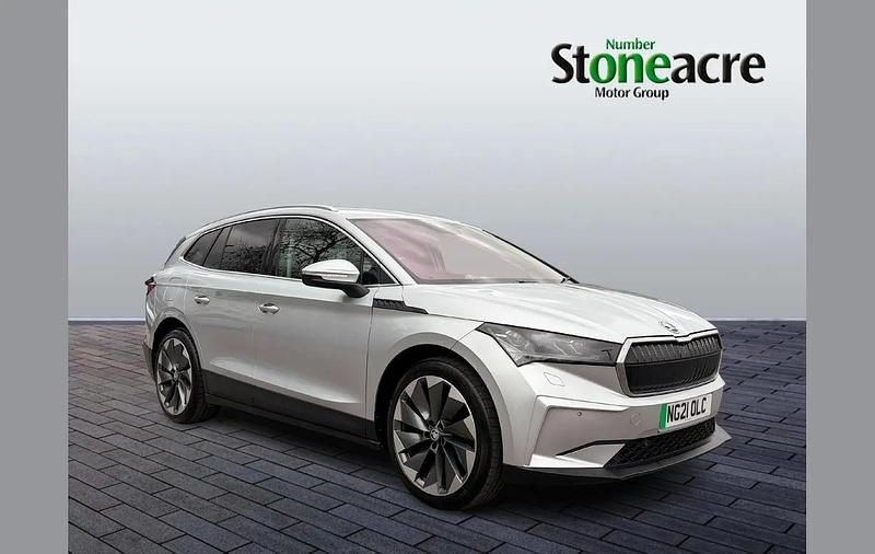 Used Skoda Enyaq iV Suite 150 kW (204 HP) 2021 Silver SUV