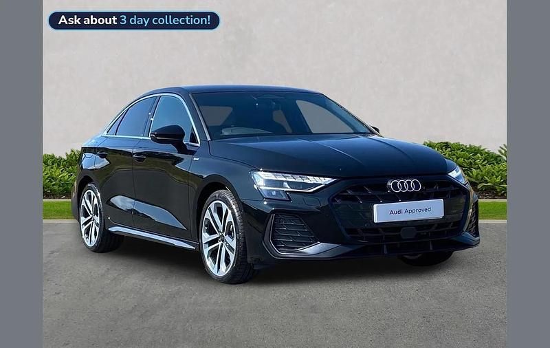 Used Audi A3 S-Line 147 HP (108 kW) 2025 Black Sedan