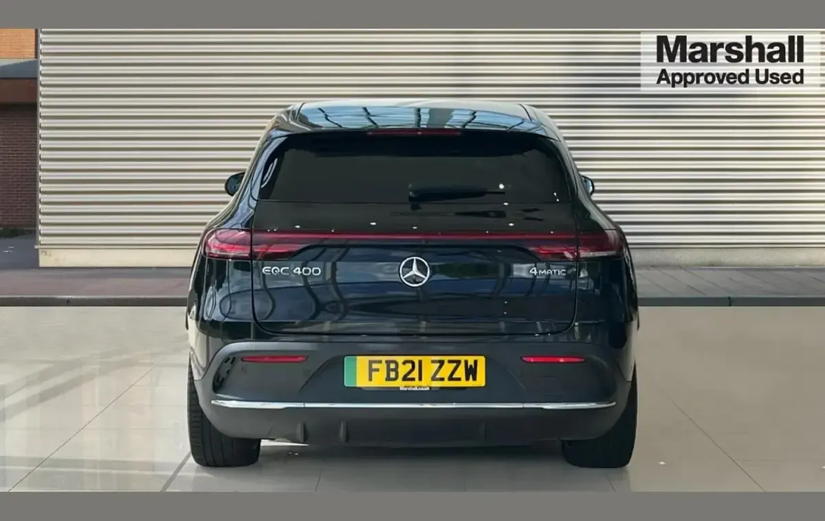 Used Mercedes EQC400 AMG Line Premium Plus 300 kW (408 HP) 2021 Black SUV