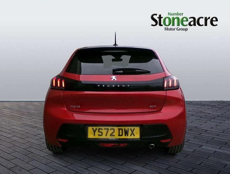 Used Peugeot 208 GTi 101 HP (74 kW) 2022 Red Hatchback