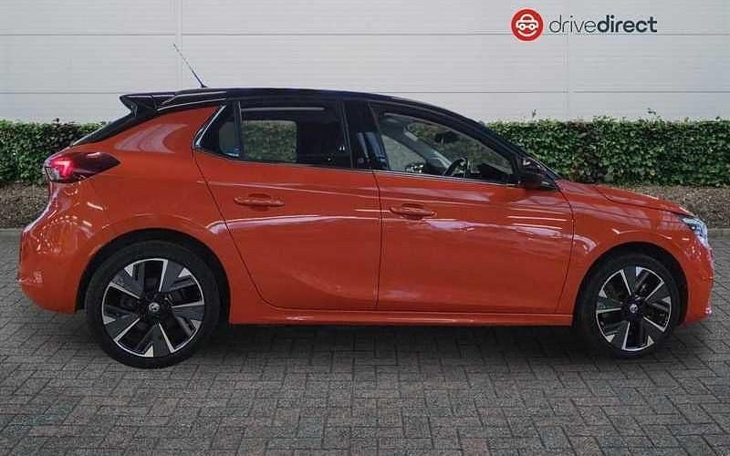 Used Vauxhall Corsa-e Elite 100 kW (136 HP) 2020 Orange Hatchback