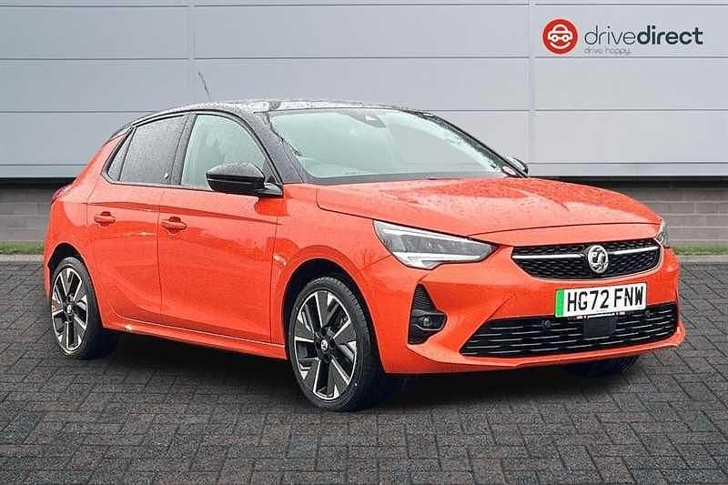 Used Vauxhall Corsa-e GS Line 100 kW (136 HP) 2022 Orange Hatchback