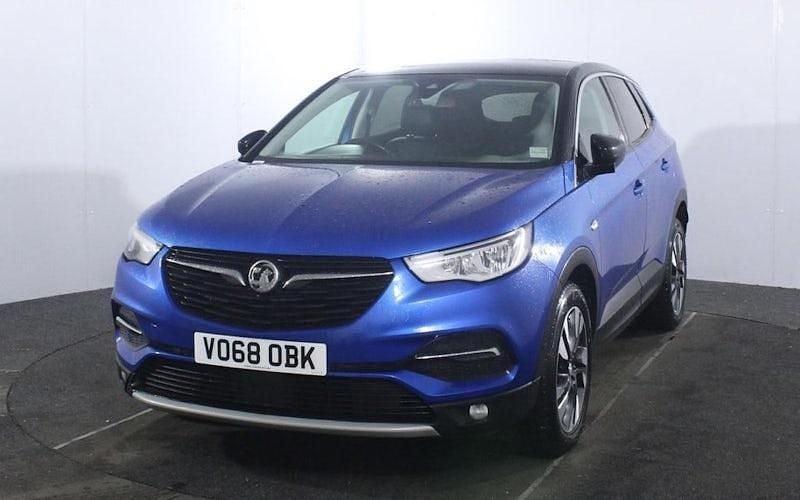Used Vauxhall Grandland X Sport 131 HP (96 kW) 2018 Blue SUV