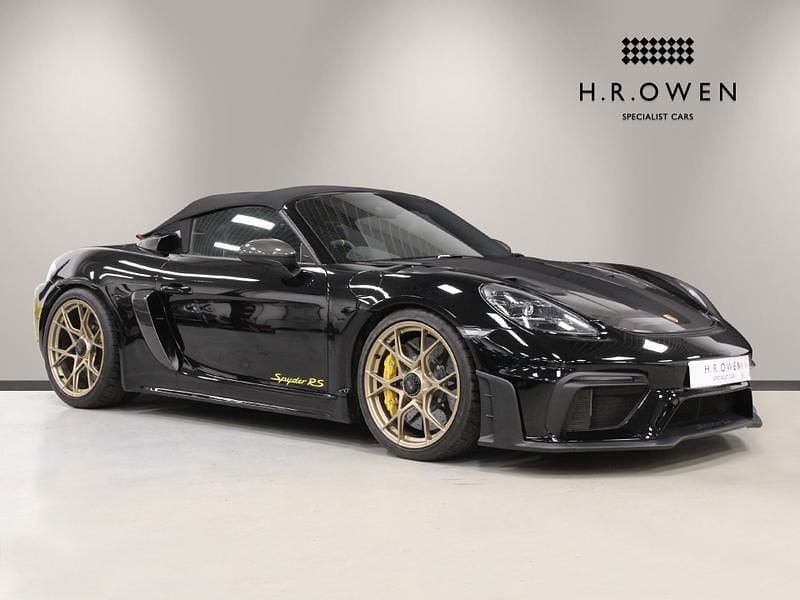 Black Used 2024 Porsche 718 Spyder Cabriolet | £118,950 - Image 1/4