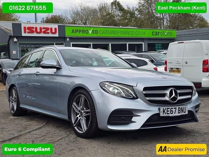 Used Mercedes E220 AMG line 2018 Silver Estate