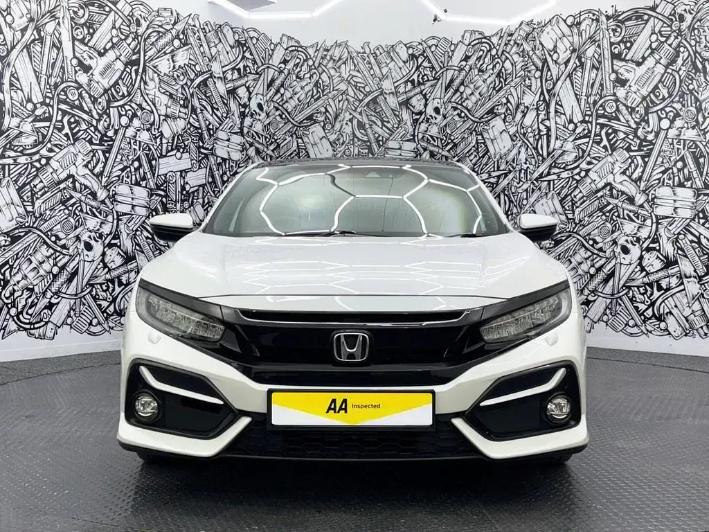 Used Honda Civic EX 126 HP (92 kW) 2021 White Hatchback