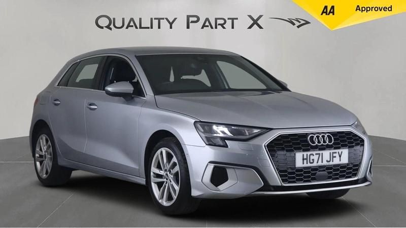 Silver Used 2022 Audi A3 Sportback e-tron Sport Sedan | £16,640 (Super price) - Image 1/4