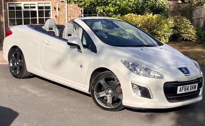 White Used 2014 Peugeot 308 CC Roland Garros Cabriolet | £6,000 (Fair price) - Image 1/4
