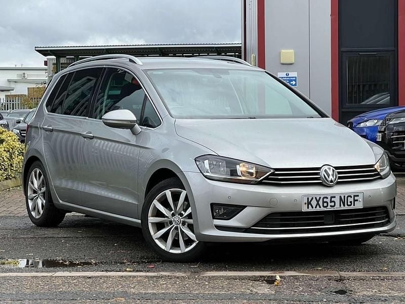 Silver Used 2015 VW Golf Sportsvan GT MPV | £6,310 (Fair price) - Image 1/3