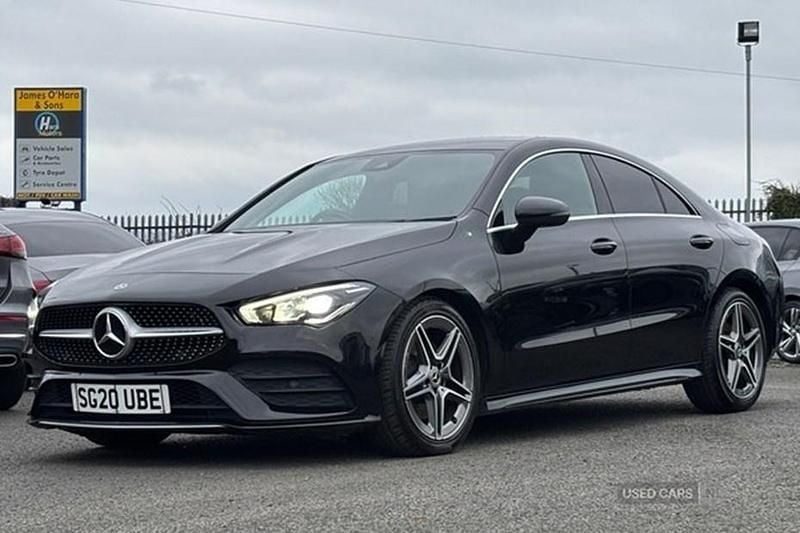 Used Mercedes CLA220 AMG line 2020 Black Sedan