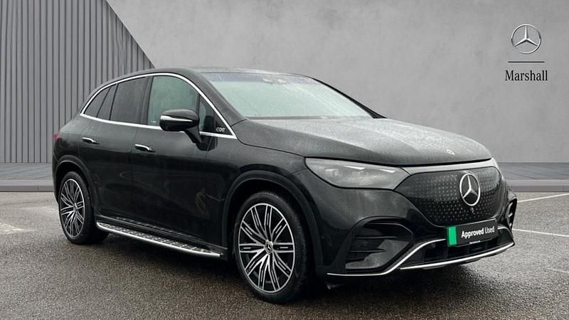 Used Mercedes EQE500 AMG line 300 kW (408 HP) 2024 Obsidian black metallic Sedan