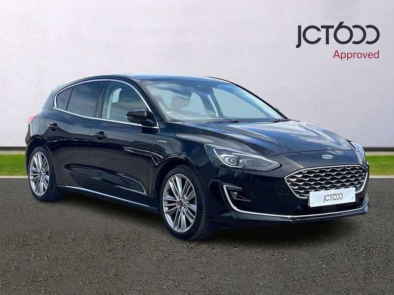 Black Used 2021 Ford Focus Vignale Hatchback | £15,000 (Good price) - Image 1/4