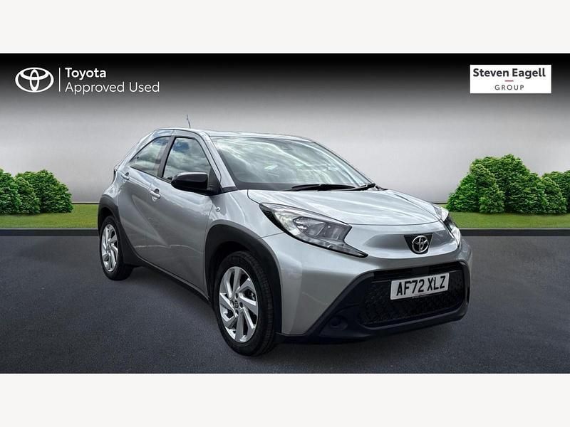Silver Used 2022 Toyota Aygo PURE Hatchback | £11,848 (Fair price) - Image 1/3