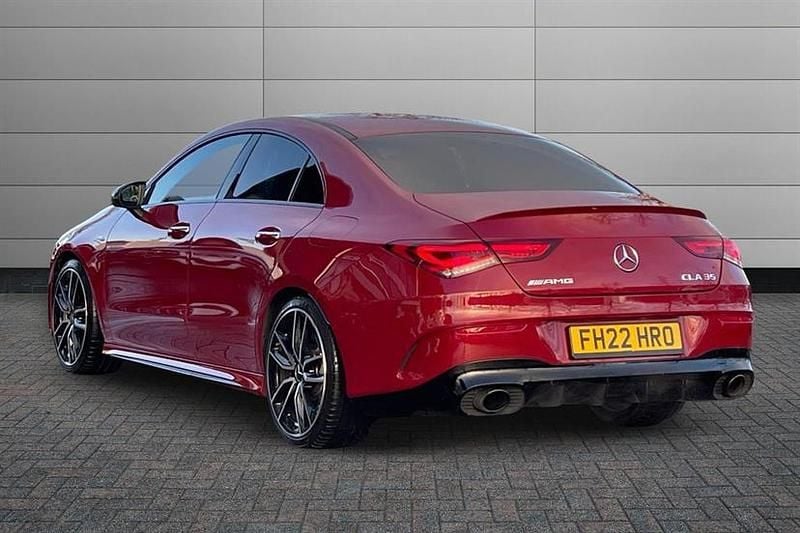 Used Mercedes CLA35 AMG Premium 306 HP (225 kW) 2022 Patagonia red Sedan