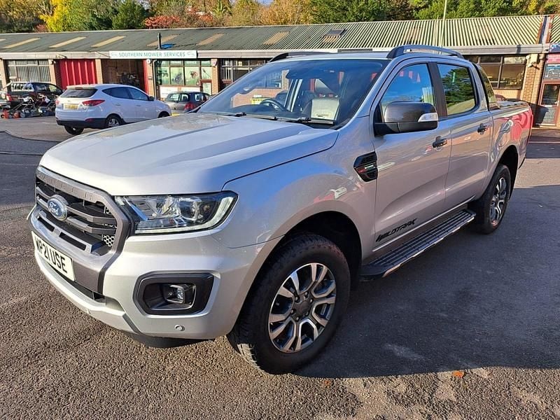 Silver Used 2021 Ford Ranger Wildtrack Pickup | £17,950 (Good price) - Image 1/4