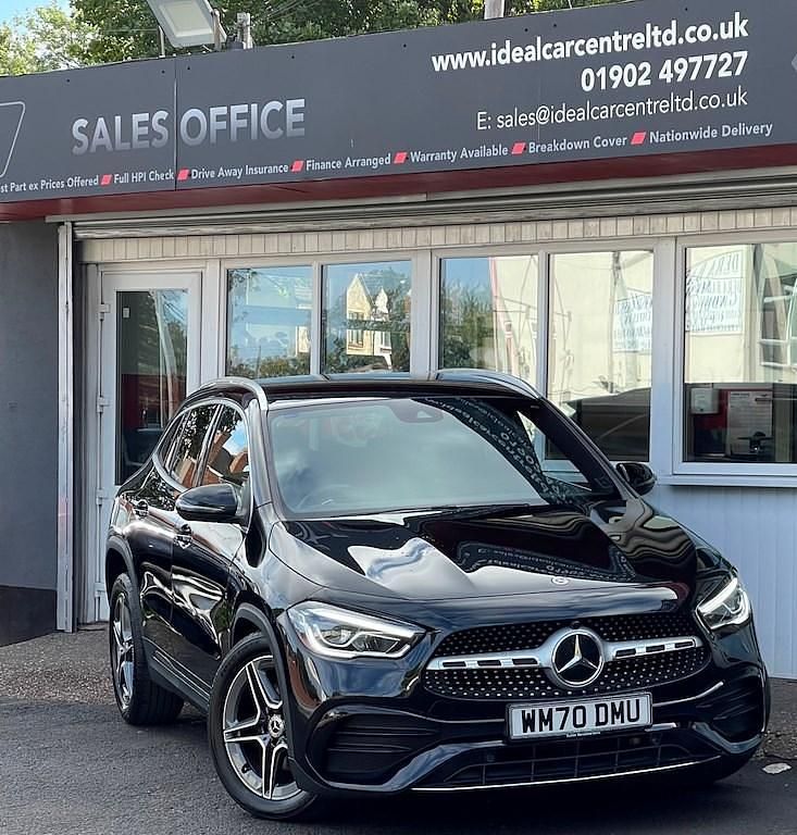 Black Used 2021 Mercedes GLA220 AMG line SUV | £23,995 (Good price) - Image 1/4