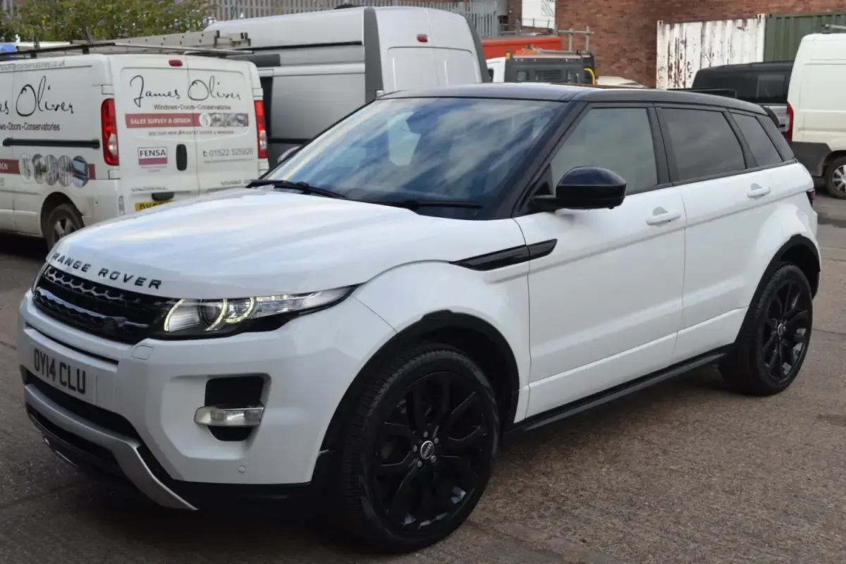 Used Land Rover Range Rover evoque Dynamic 2014 White SUV