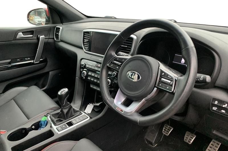 Used Kia Sportage GT-Line S 177 HP (130 kW) 2021 Red SUV