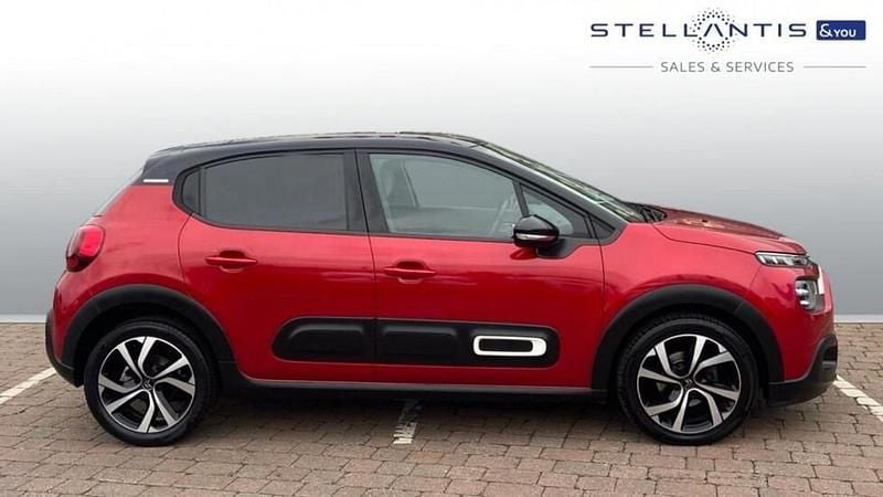 Red Used 2021 Citroën C3 PureTech Hatchback | £10,616 (Fair price) - Image 1/4