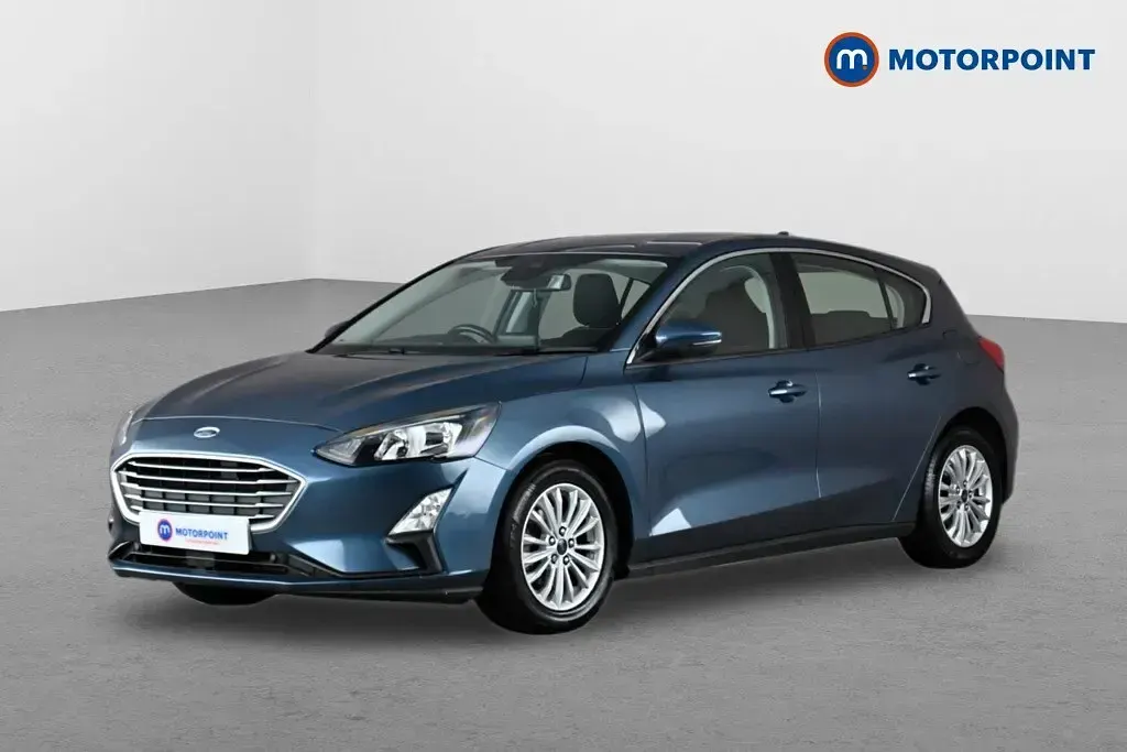Used Ford Focus Titanium 125 HP (91 kW) 2019 Blue Hatchback