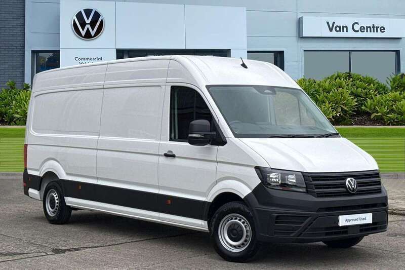 White New 2024 VW Crafter Van | £34,549 - Image 1/4