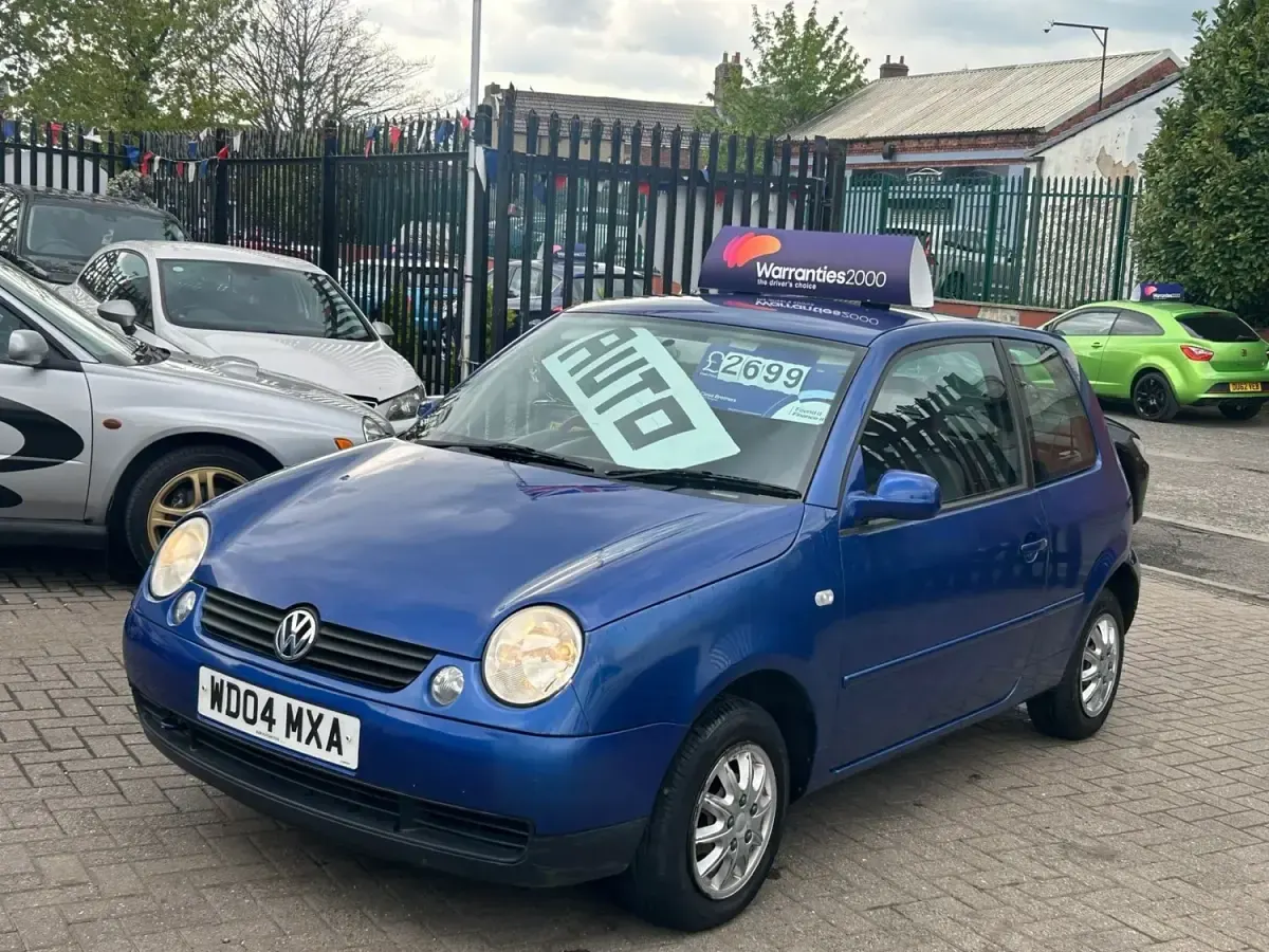 Used VW Lupo S 75 HP (55 kW) 2004 Blue Hatchback