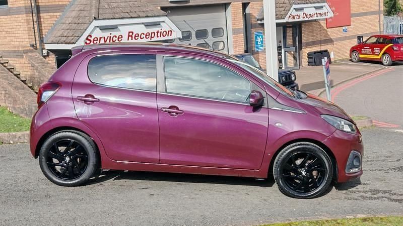 Used Peugeot 108 Allure 82 HP (60 kW) 2017 Mauve/purple Hatchback