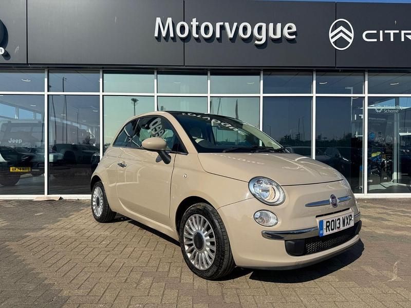 Beige Used 2013 Fiat 500 Lounge Hatchback | £4,495 (Fair price) - Image 1/4