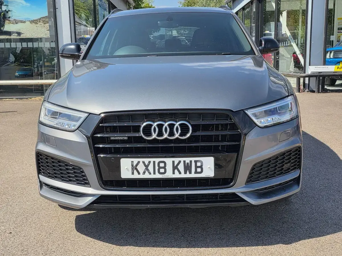 Used Audi Q3 Black Edition 150 HP (110 kW) 2018 Grey SUV