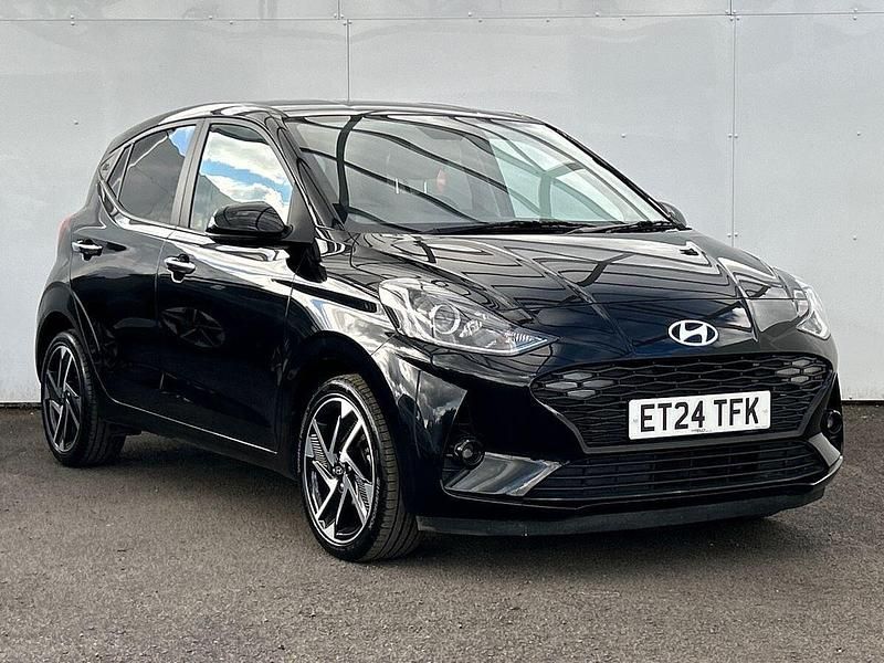 Black Used 2024 Hyundai i10 Premium Hatchback | £13,911 (Fair price) - Image 1/4